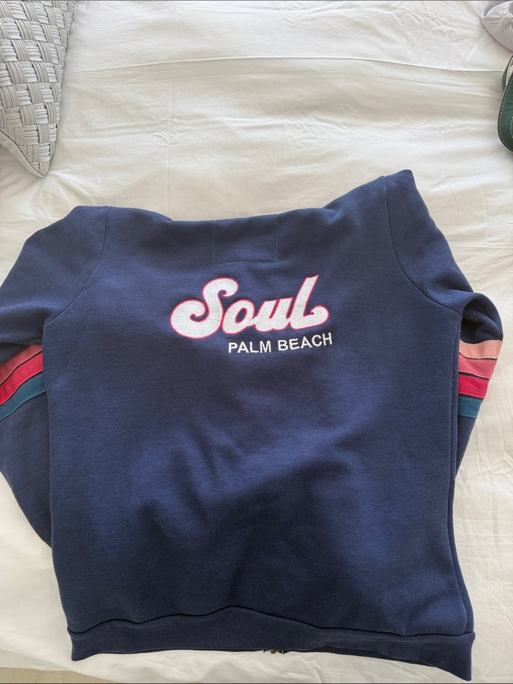 Aviator Nation Zip-Up Hoodie Soul Cycle Palm Beach - Picture 4 of 4